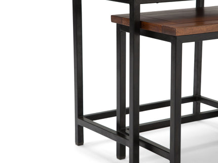 Skyler - 2 Piece Nesting Side Table - Dark Cognac Brown