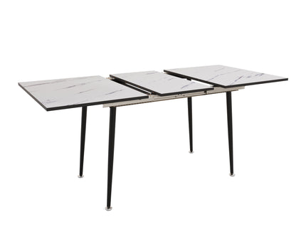 Modern Extendable Dining Table And Chair Set For 2 - 6 People