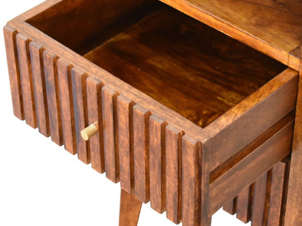 Reeve - Nightstand, 2 Drawers - Chestnut