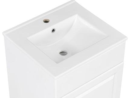 Bathroom Vanity With Sink, Cabinet With Adjustable Shelf