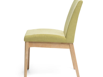 Contemporary Fabric Comfort Dining Chairs (Set of 2)
