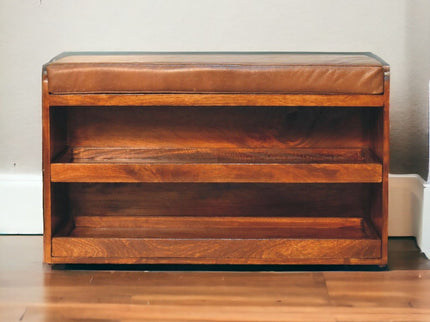 Buffalo - Hide Pull Out Shoe Storage Bench