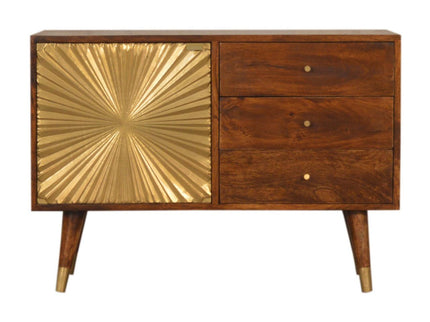 Manila - Sideboard, 3 Drawer - Chestnut