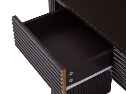 Retro Console Table With Storage, 3 Drawers