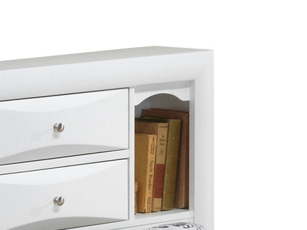 Modern Design Storage Bed With Bookcase Headboard