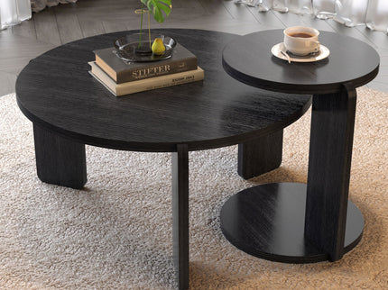 Round Coffee & End Table Set