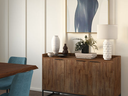 Milverton - Sideboard Buffet - Rustic Natural Aged Brown