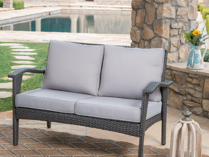 Honolulu - Loveseat - Gray / Silver