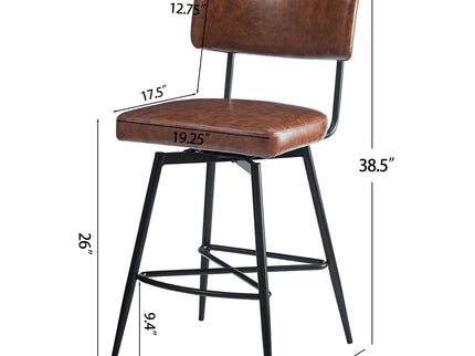 Retro Swivel Counter Stools (Set of 2)