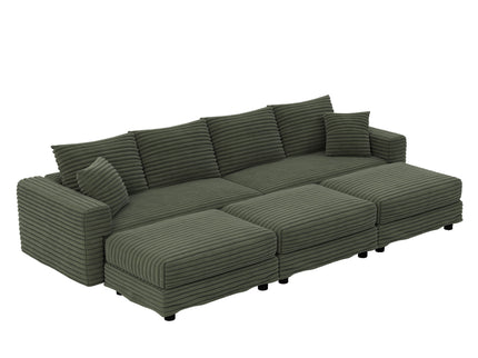Modern Comfy Upholstered Sofa Cloud Couch & Deep Seat Couches