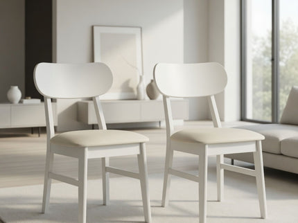 Dining Chairs (Set of 2) - White
