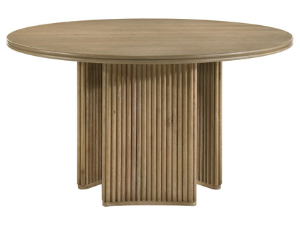 Dreydon - 5 Piece Round Dining Table Set With Chairs - Light Brown