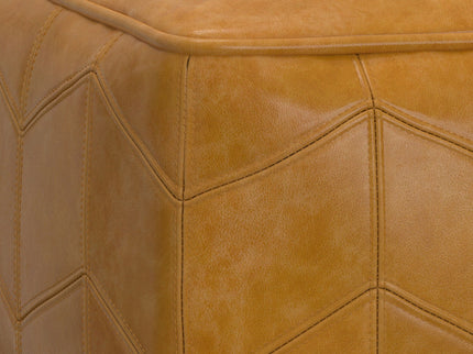 Morden - Square Pouf - Brown