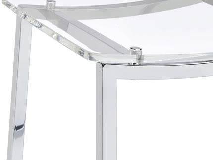 Staten - Backless Counter Stool (Set of 2) - Chrome