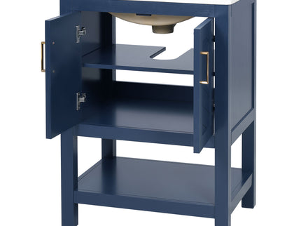 Modern Bathroom Vanity With Elegant Twill Design