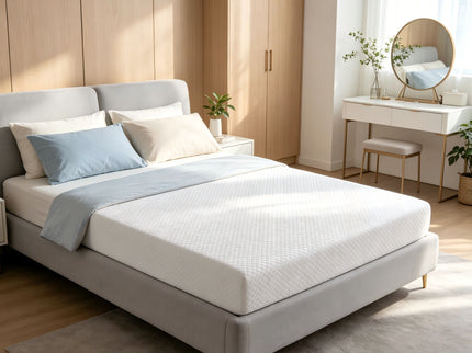 5" Medium Firm Memory Foam Mattress - White - Twin Size