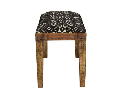 Upholstered Bench - Black