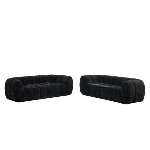 Modern Sofa With Piano Key Backrest