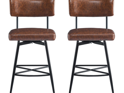 Retro Swivel Counter Stools (Set of 2)