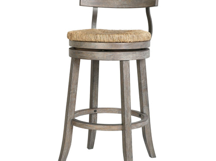 Stool With Natural Seagrass Seat