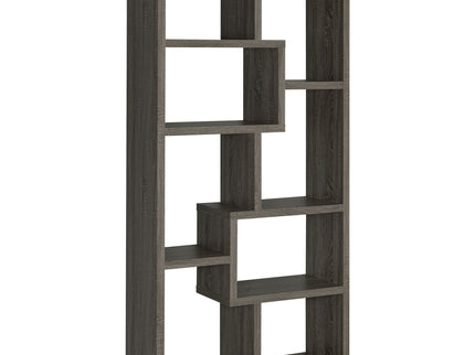 8 Shelf Geometric Bookcase