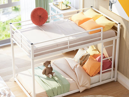 Metal Bunk Bed, Low Bunk Bed With Ladder