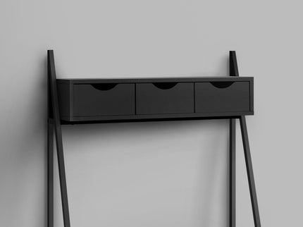 Computer Desk For Home Office, Laptop, Leaning, Storage Drawers, Contemporary & Modern
