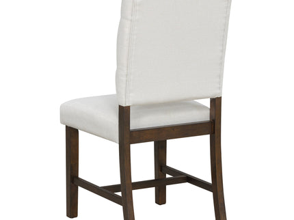 Dining Set With Leaf Round Table And 4 Upholstered Chairs