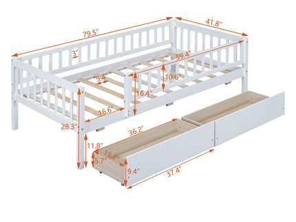 Multi Functional Wooden Daybed Bed