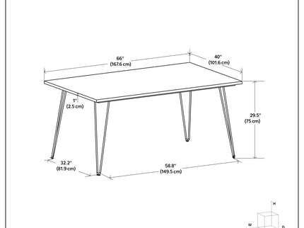 Hunter - Square Tabletop Dining Table
