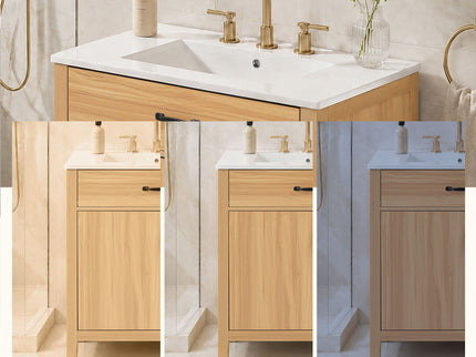 Modern Traditional Bathroom Vanity With Sink