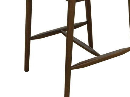 Mid Century Modern Counter Stools, Fabric Upholstered Chairs