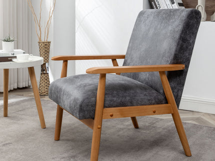 Wide Classic Mid-Century Modern Arm Chair