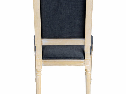 Dining Chairs With Upholstered Square Back (Set of 2)