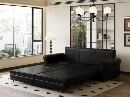 Chesterfield Sofa & Pull Out Bed