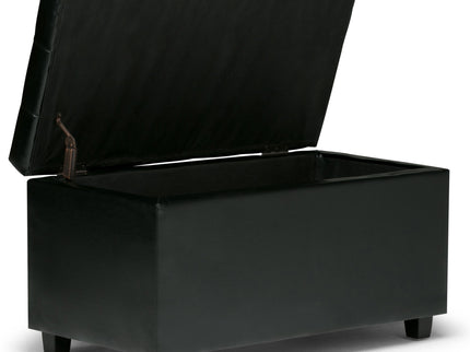 Cosmopolitan - Storage Ottoman - Midnight Black