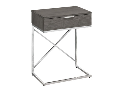 Accent Side Table, Storage Drawer, Spacious Tabletop, Contemporary & Modern
