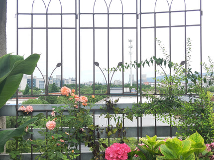 Metal Garden Trellis Rustproof For Climbing Plants Outdoor Flower Support