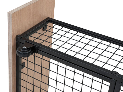 Triple Bunk Bed With Drawers, Multi-Functional Frame With Desks And Shelves In The Middle