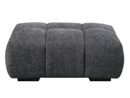 Chosen - Chenille Ottoman - Gray