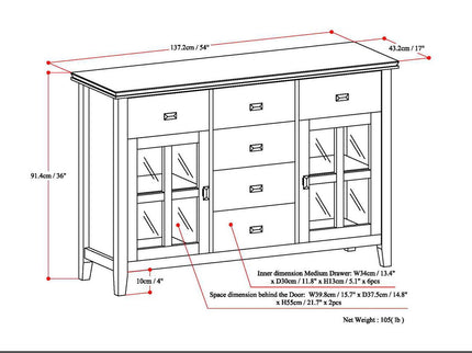 Artisan - Sideboard Buffet - Light Brown
