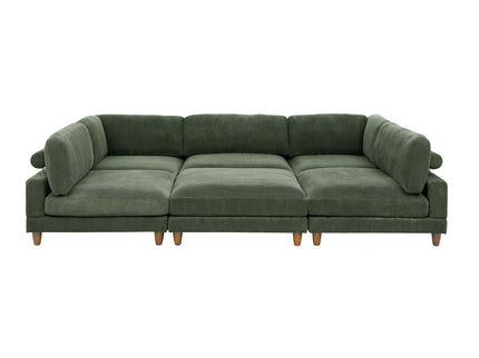 Modern Modular Sectional With Adjustable Back Support