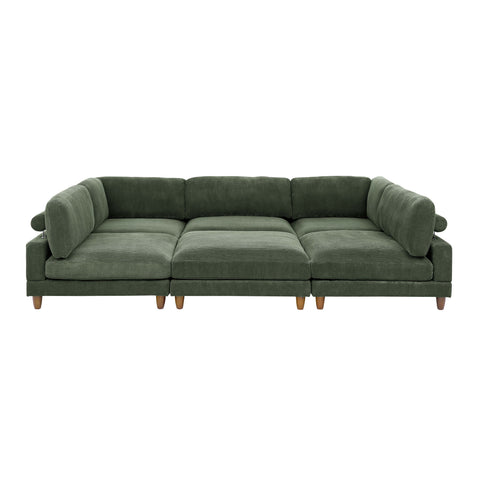 Modern Modular Sectional With Adjustable Back Support