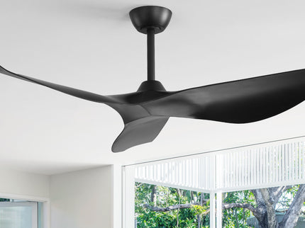 38" Ceiling Fan Without Light With DC Motor And Remote Control