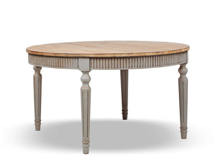 Colette - Round Dining Table - Blue / Gray