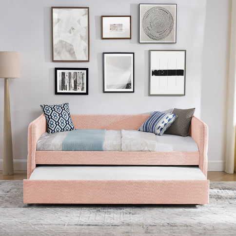 Upholstered Daybed With Pop Up Trundle