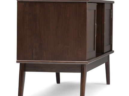 Draper - Handcrafted Mid Century Low TV Media Stand