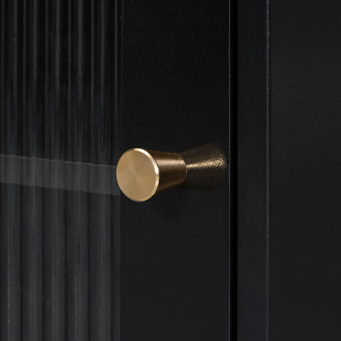 Modern Makeup Vanity Desk With Drawers Cabinet & Charging Port Engineered Wood Space Saving Design For Small Places - Black