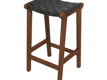 James - Mid-Century Modern Genuine Counter Stool