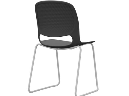 Stacking Chairs (Set of 4) - Black